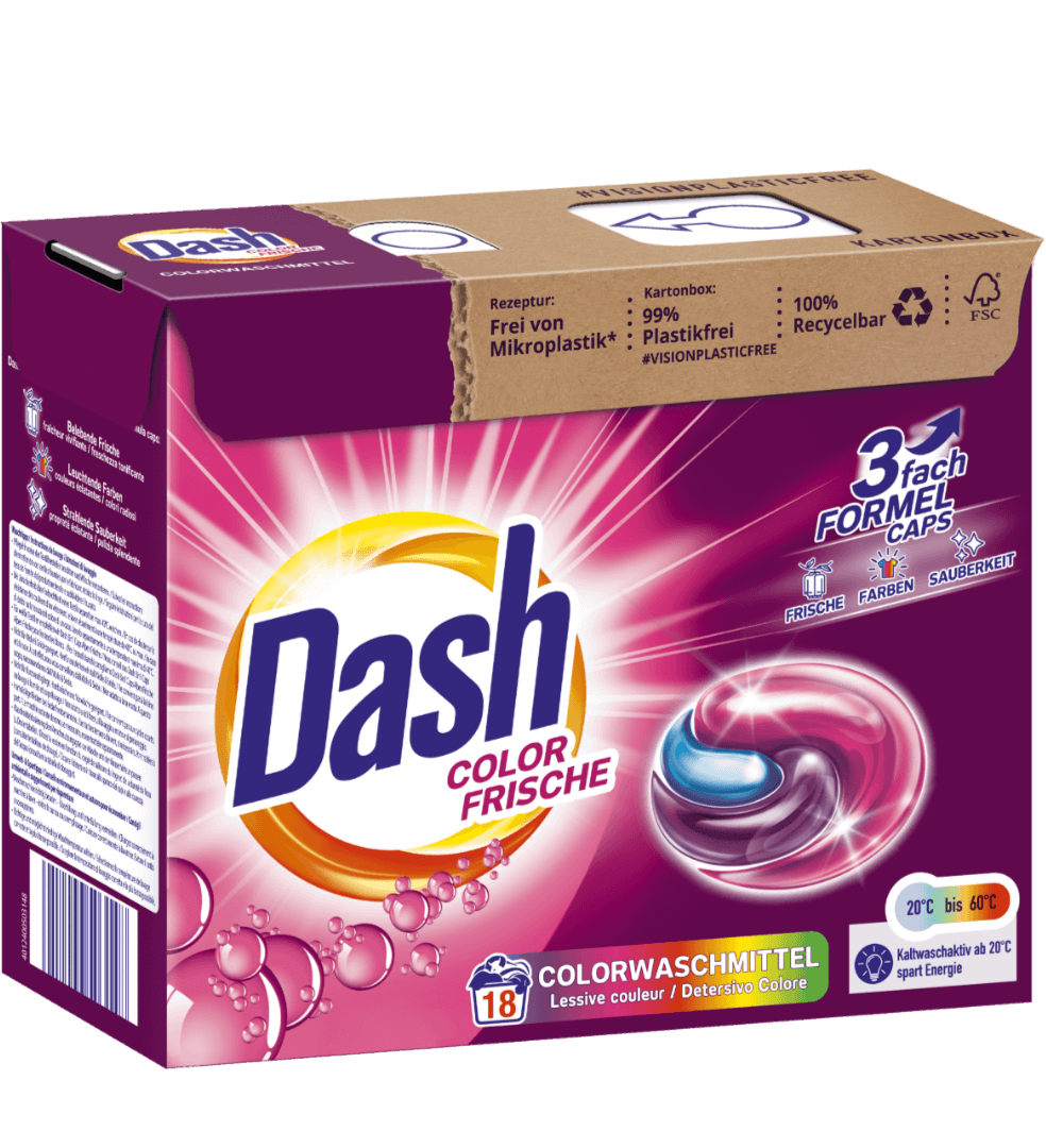 Dash Pods Platinum Lessive En Capsules - Couleur - Pouvoir